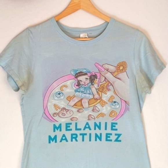 Melanie Martinez Vintage Cereal Bowl Blue 2000s T Shirt Y2K 90s Vintage Retro M - Picture 2 of 14
